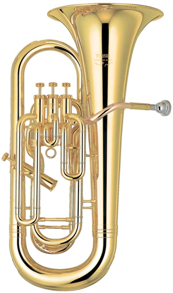 L'euphonium est un instrument à vent de la famille des cuivres.