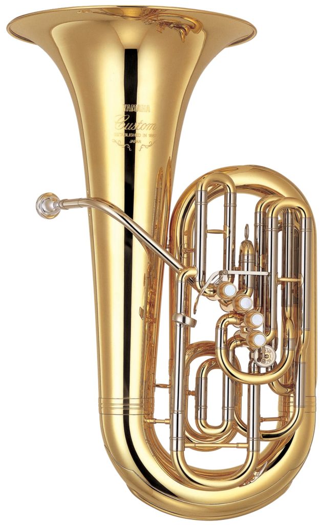 Le tuba est un instrument de musique à vent de la famille des cuivres.
